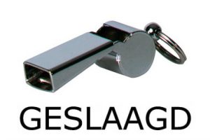 Scheidsrechters geslaagd